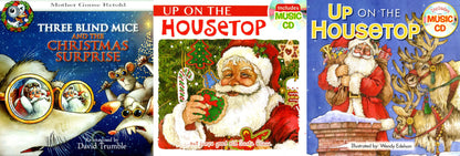 Mother Goose Retold 3-Book Holiday Activity Set with CDs