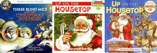 Mother Goose Retold 3-Book Holiday Activity Set with CDs
