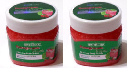 The Spathecary Pomegranate Punch Glowing Facial Body Scrub 6 Oz