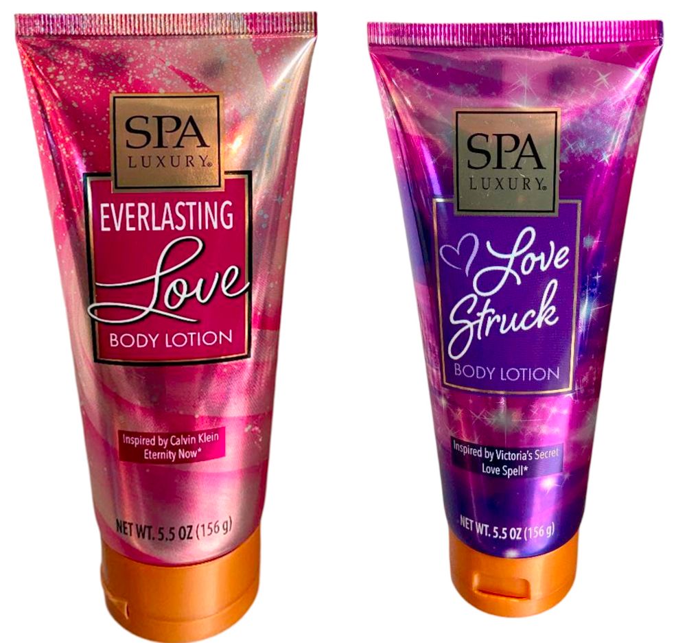 Everlasting Love Body Lotion & LOVE STRUCK BODY LOTION 5.5 oz (Set of 2)