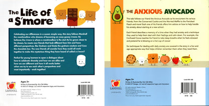 The Life of a S'more & The Anxious Avocado - Children's Book (Set of 2 Books)