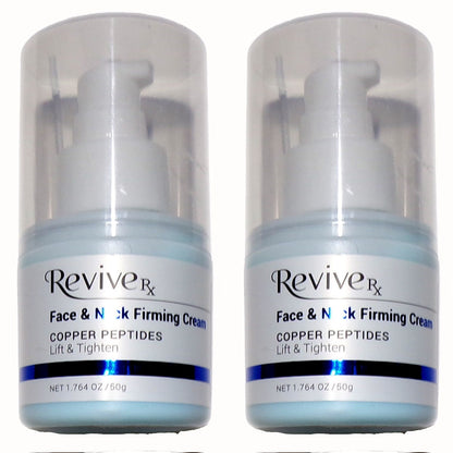 ReviveRx Face Neck Firming Cream Copper Peptides (Set of 2)