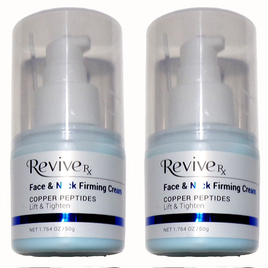 ReviveRx Face Neck Firming Cream Copper Peptides (Set of 2)