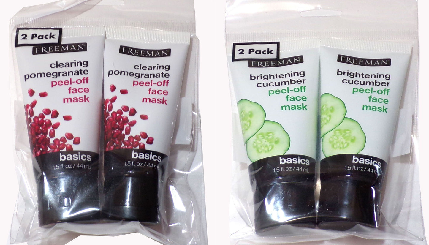 Freeman Basics Clearing Pomegranate & Brightening Cucumber peel-off Face Mask