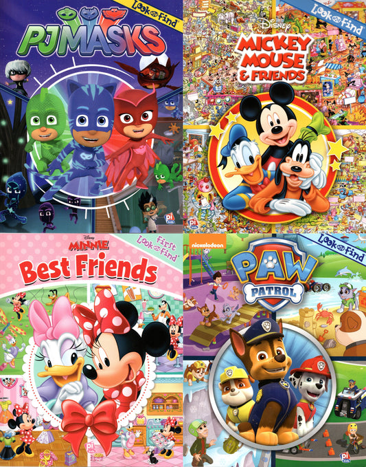 Look and Find - Activity Book (Set of 4 Books)