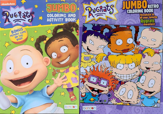 Rugrats - Jumbo Coloring and Activity Book (Set of 2 Books)