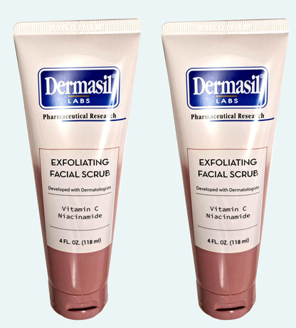 Dermasil Labs - Pharmaceutical Research - Exfoliating Facial Scrub Vitamin C & Niacinamide 4fl oz