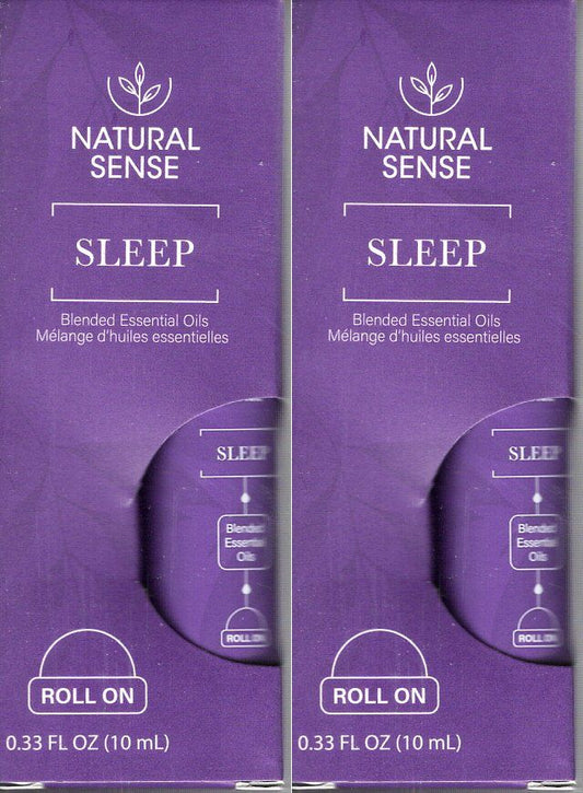 Natural Sense Sleep Blended Essential Oils Roll-On Purple Unisex Aromatherapy