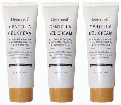 Dermasil Centella Gel Cream with Centella Complex, Niacinamide (Set of 3)
