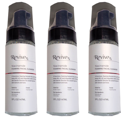 REVIVE RX Niacinamide Foaming Facial Cleanser (Set of 3)