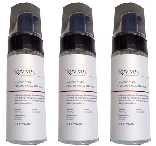 REVIVE RX Niacinamide Foaming Facial Cleanser (Set of 3)
