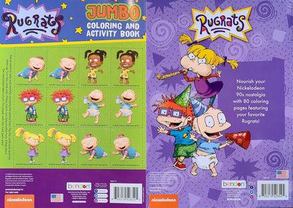 Rugrats - Jumbo Coloring and Activity Book (Set of 2 Books)