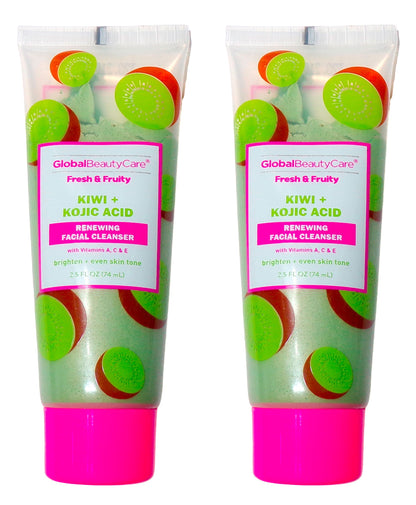 Fresh & Fruity Kiwi + Kojic Acid Renewing Facial Cleanser Vitamin A,C,E. 2,5 oz.