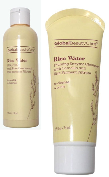 Global Beauty Care Rice Water Cleanser & Milky Toner (Set of 2)