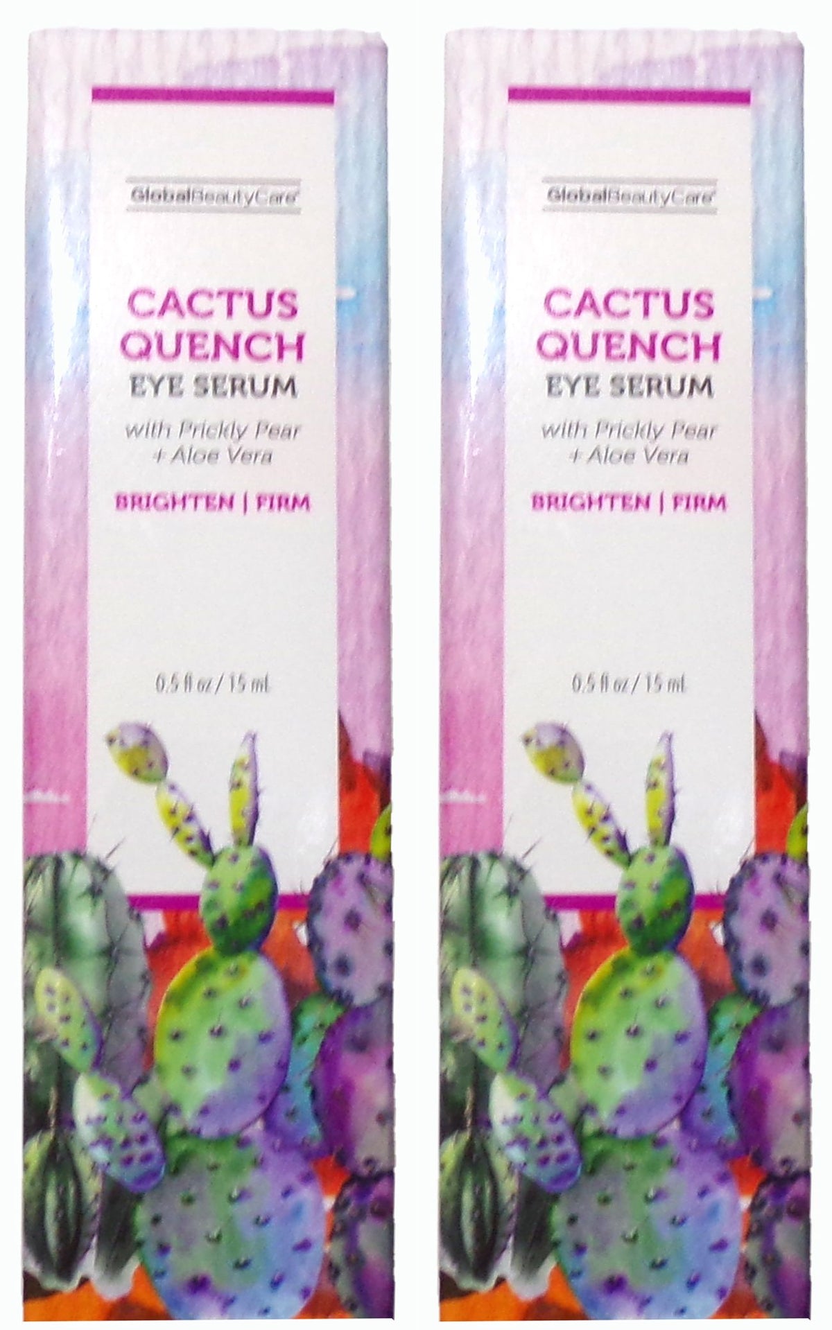 Global Beauty Care Cactus Quench Eye Serum with Prickly Pear & Aloe Vera, 0.5 FL