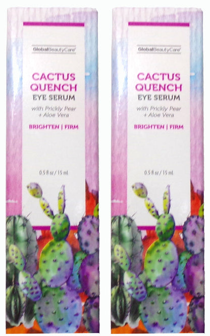 Global Beauty Care Cactus Quench Eye Serum with Prickly Pear & Aloe Vera, 0.5 FL