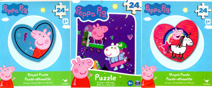 Peppa Pig - 24 Pieces Jigsaw Puzzle (Set of 3)