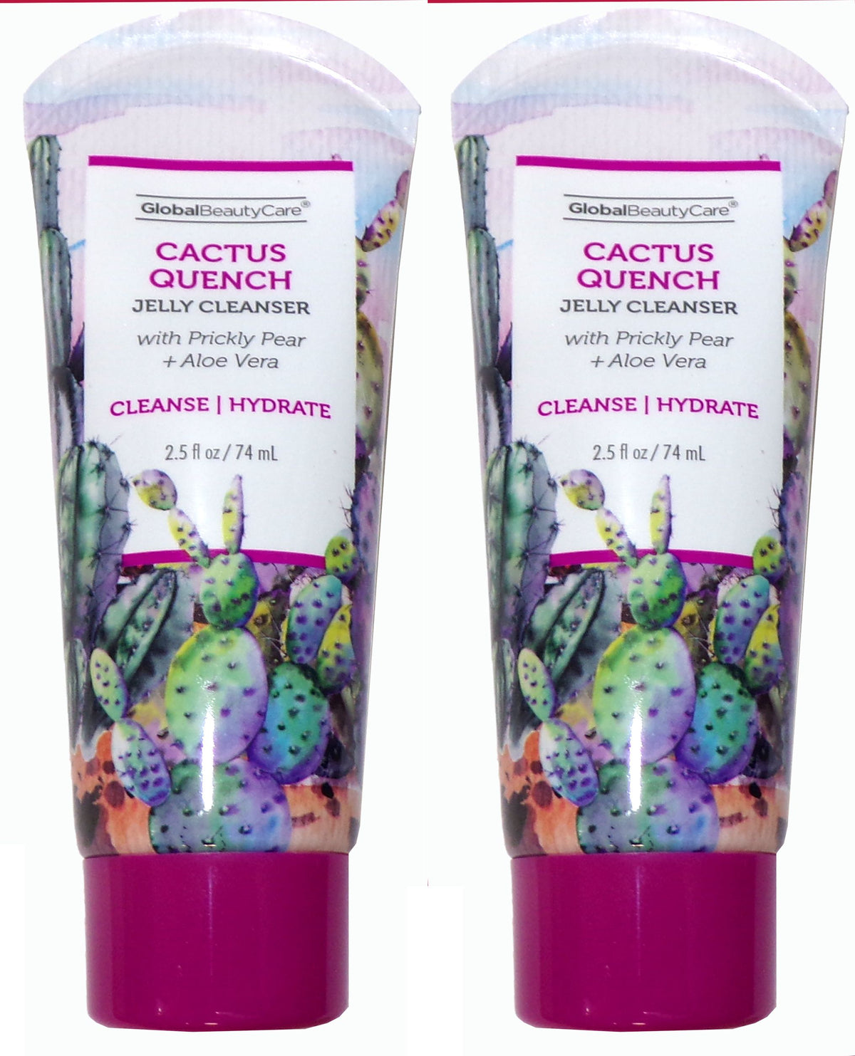 Global Beauty Care Cactus Quench Jelly Cleanser with Prickly Pear & Aloe Vera, 2