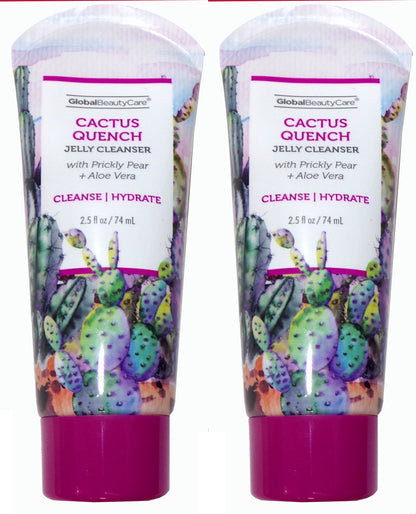 Global Beauty Care Cactus Quench Jelly Cleanser with Prickly Pear & Aloe Vera, 2