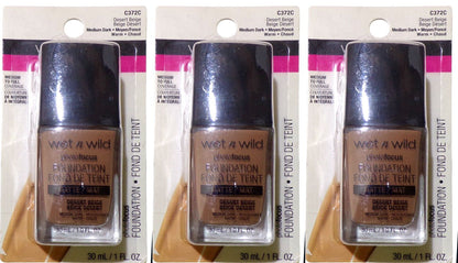 Wet n Wild Photofocus Foundation C372C Medium Dark 1fl/oz (Set of 3)