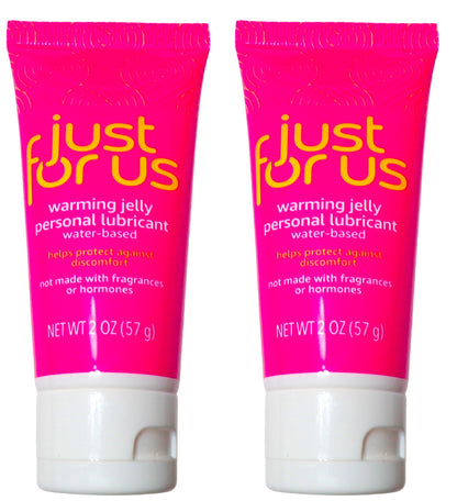 Just For Us Warming Jelly Personal Lubricant 2 oz (Set of 2)