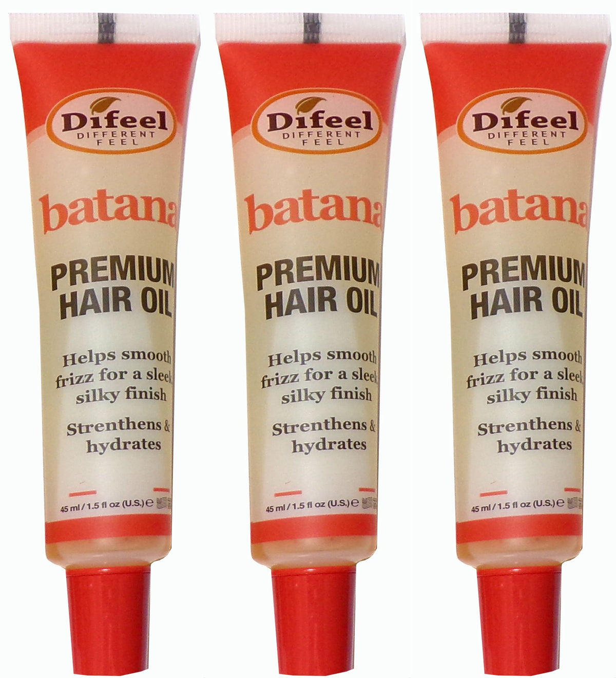 Difeel Batana Premium Hair Oil 3-Pack, 4.5 fl. oz.