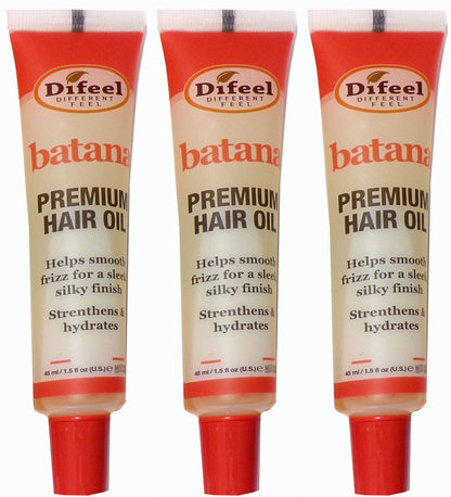 Difeel Batana Premium Hair Oil 3-Pack, 4.5 fl. oz.