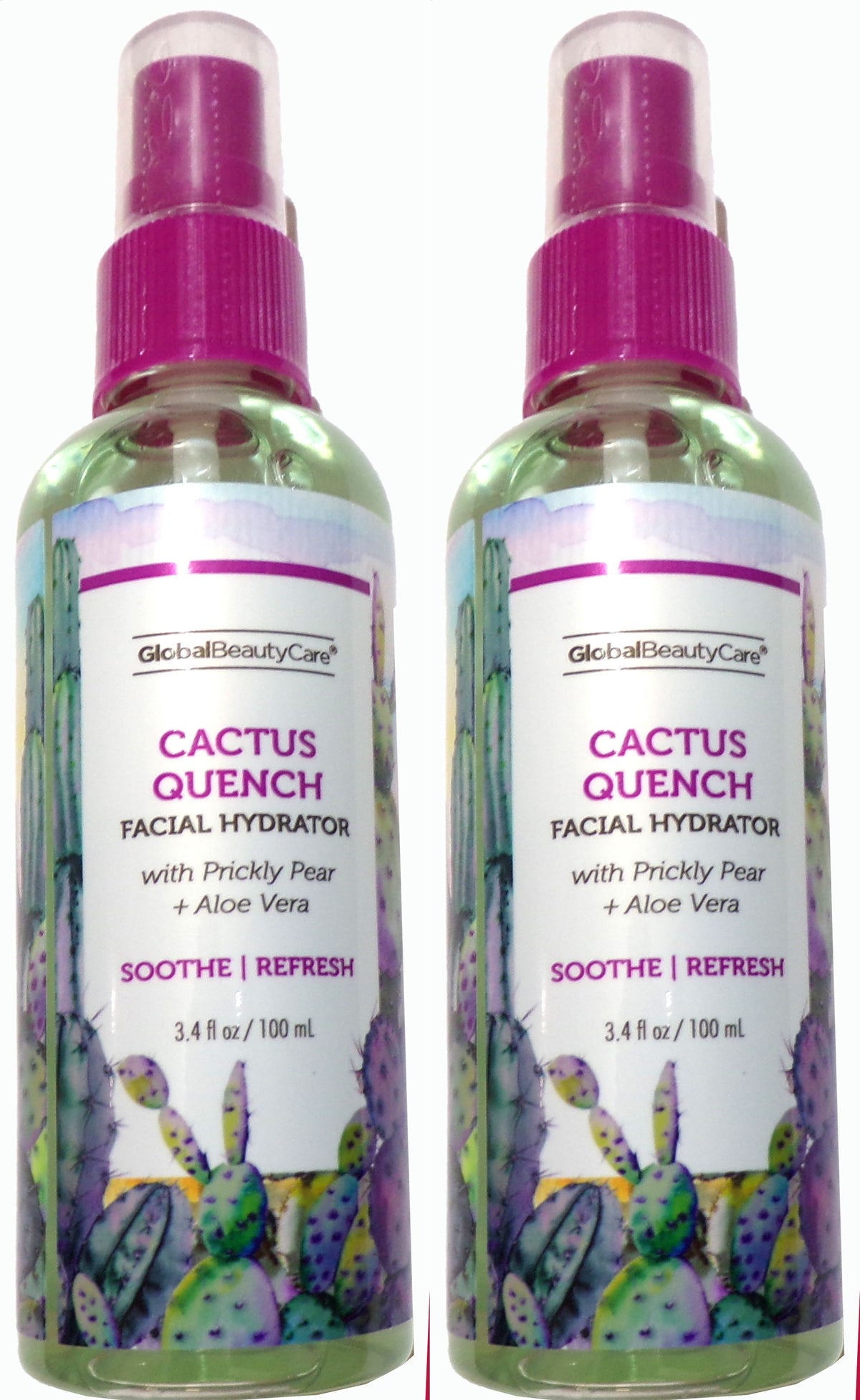 Global Beauty Care Cactus Quench Facial Hydrator Mist with Prickly Pear & Aloe