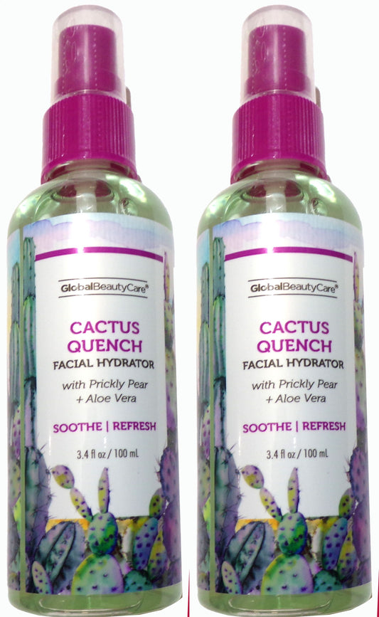Global Beauty Care Cactus Quench Facial Hydrator Mist with Prickly Pear & Aloe