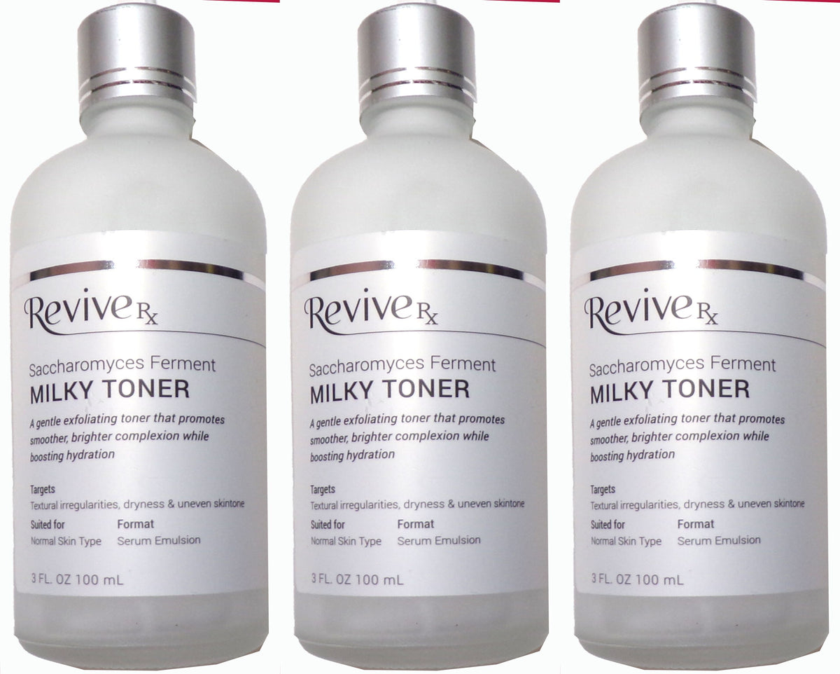 Revive Rx Saccharomyces Ferment Milky Toner 3-Pack, 9 fl. oz.