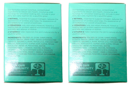 Global Beauty Care Neck & chest Cream Retinol Ceramides Vitamin E. 1.7 oz Set