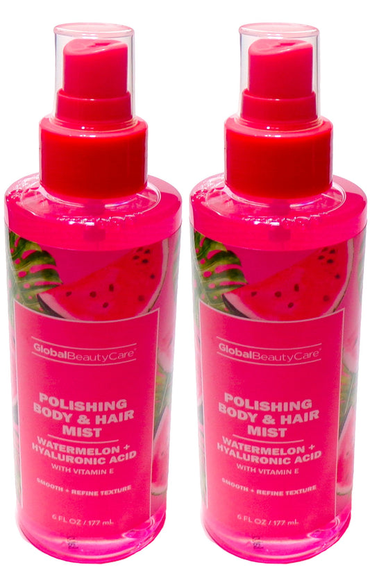 Global Beauty Polishing Body & Hair Mist Watermelon + Hyaluronic Acid, Vit. E