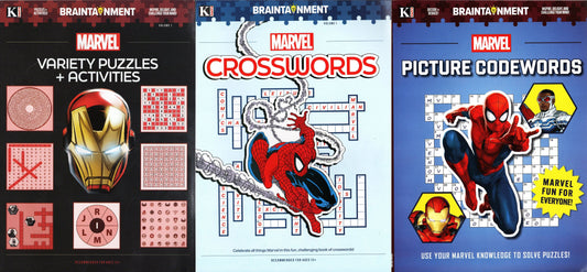 Braintainment - Crosswords, Picture Codewords and Variety Puzzles Book
