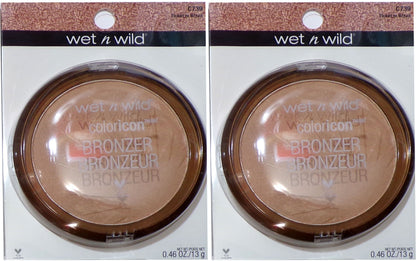 wet n wild Color Icon Bronzer C739 Ticket to Brazil, 0.46 oz. (Set of 2)