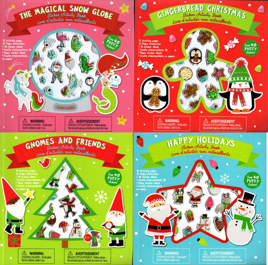 Share The Magical Snow Globe, Gingerbread Christmas, Gnomes, Happy Holidays - Sticker