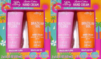Spa Luxury Limited Edition Hand Cream - Brazilian Sol & Brazilian Flora (Set)