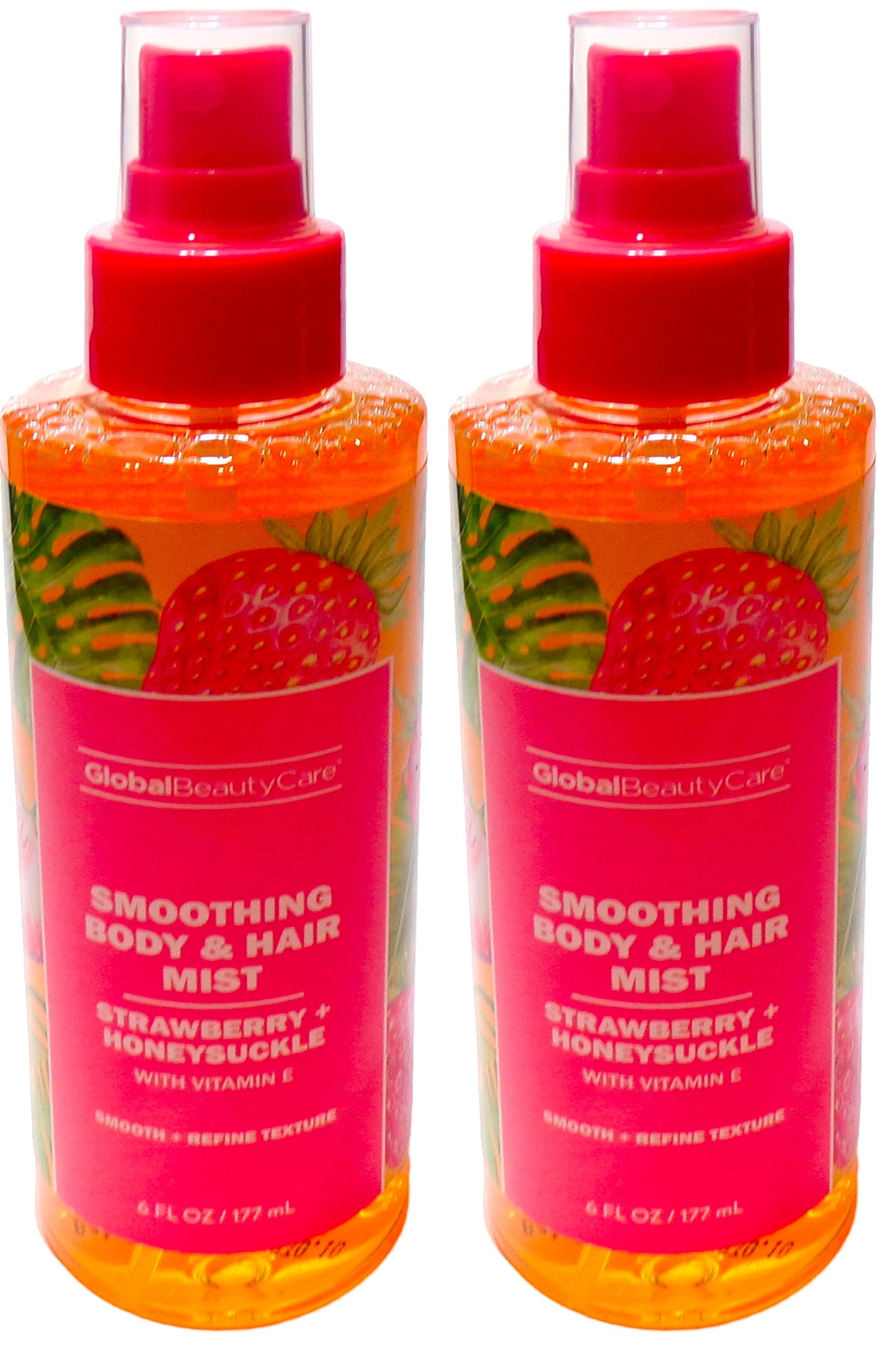 Global Beauty Polishing Body & Hair Mist Strawberry + Honeysuckle Set