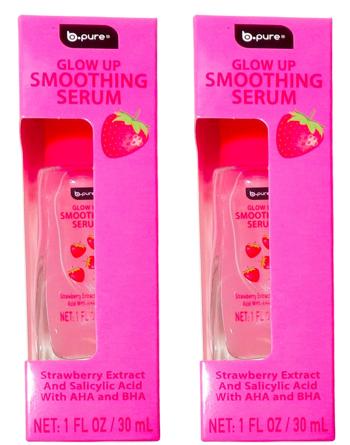 B-pure Glow Up Revitalizing Serum - Pomegranate & Peptides 1oz (Set of 2)