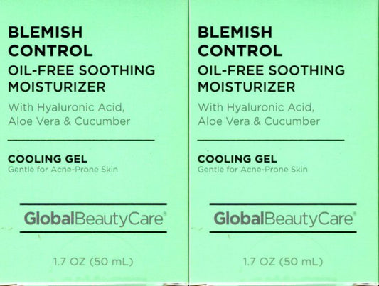 Global Beauty Care Blemish Oil-Free Soothing Moisturizer - Aloe Vera 1.7 oz Set