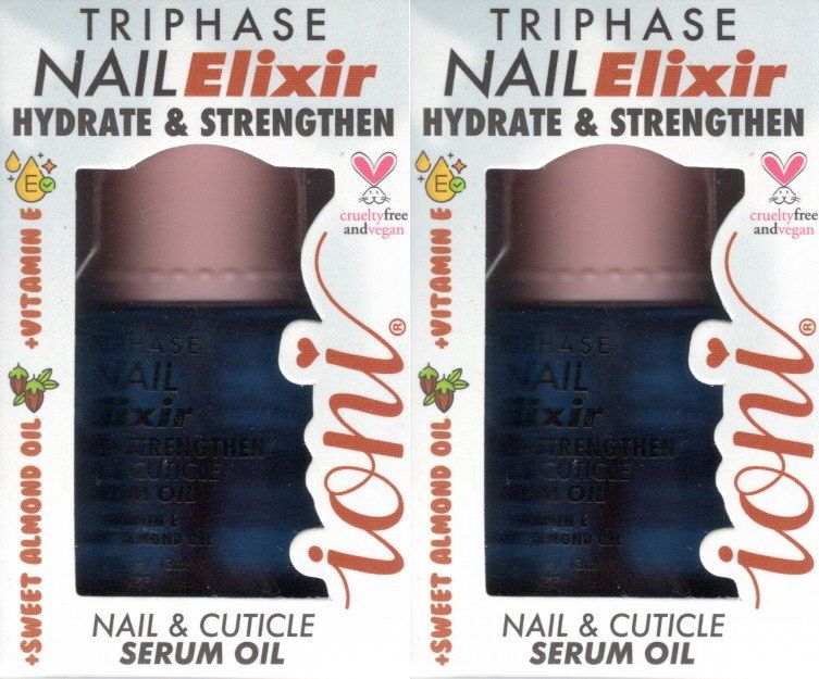 ioni Triphase Nail Elixir Cuticle Serum Oil 0.5 FL OZ