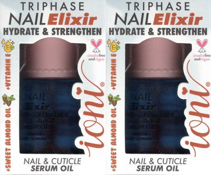ioni Triphase Nail Elixir Cuticle Serum Oil 0.5 FL OZ