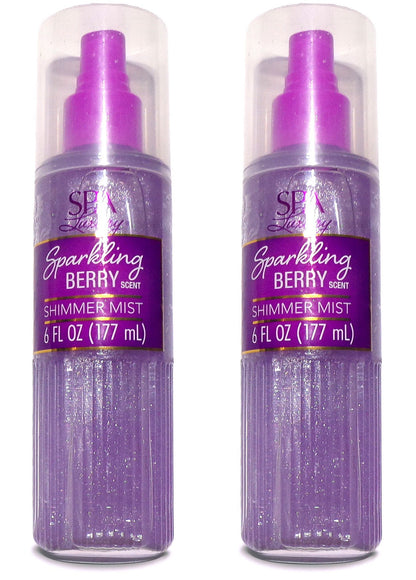SPA Luxury—Sparkling Berry Shimmer Mist Berry—6 oz (Set of 2)