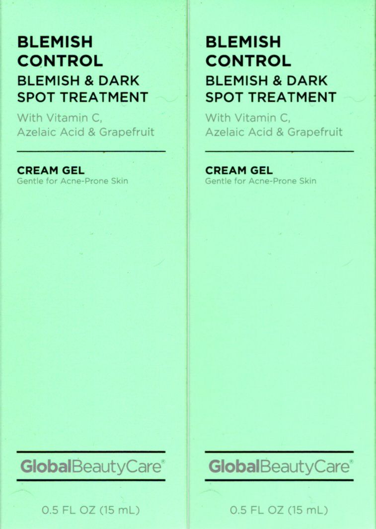 Global Beauty Care Blemish Control Cooling Gel - Blend& Dark Spot Treatment Set