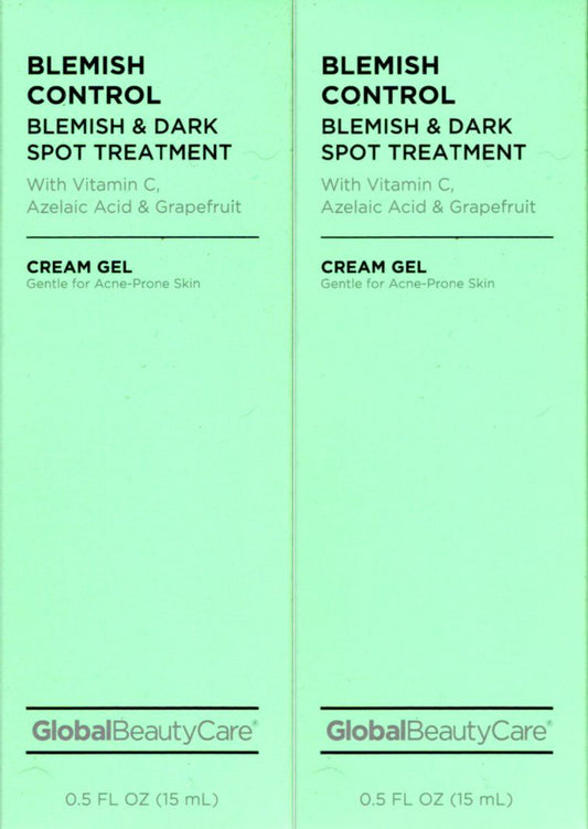 Global Beauty Care Blemish Control Cooling Gel - Blend& Dark Spot Treatment Set