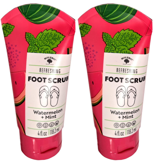 Refreshing Foot Scrub - Watermelon & Mint 4fl oz. 118.2ml (Set of 2 Pack)