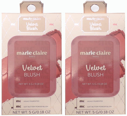 marie claire Paris Velvet Blush, 0.18 oz (Sweet Kiss)