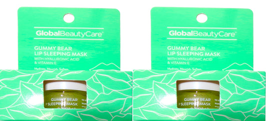 Global Beauty Care Lip Sleeping Mask with Hyaluronic Acid, Vit E (Set of 2)