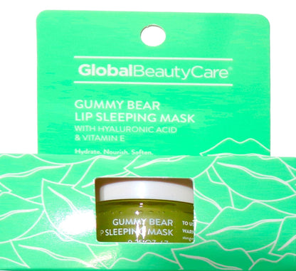 Global Beauty Care Lip Sleeping Mask with Hyaluronic Acid, Vit E (Mix Set of 2)