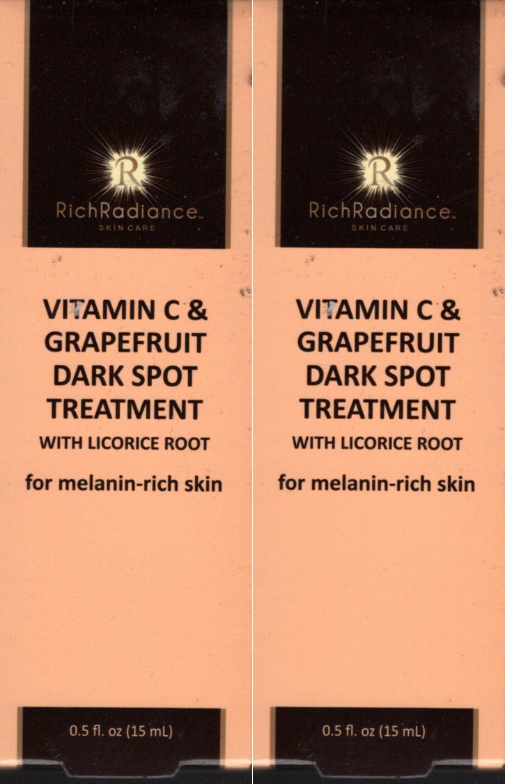 Vitamin C & Grapefruit Dark Spot Treatment with Licorice Root 0,5oz, 15ml Set
