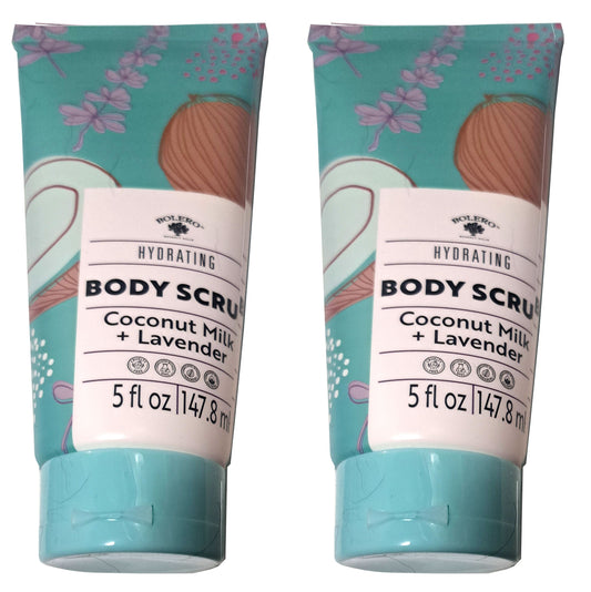 Hydrating Body Scrub - Coconut Milk & Lavender 5fl oz./147.8ml (Set of 2 Pack)